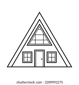 aframe house doodle sketch icon 260nw 2209992275